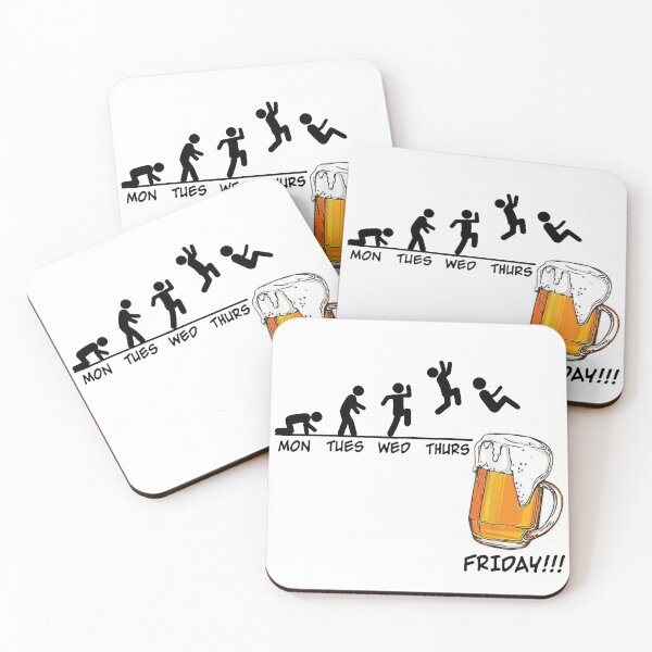 Item preview, Love Beer Evolution Weekend Party Gold Beer Forecast Segunda Terca Qinta Sexta Jump Art Design Happy Apparel Essential Inspiration Joy Mood  Beer Squad designed and sold by DesignByHeartUK.