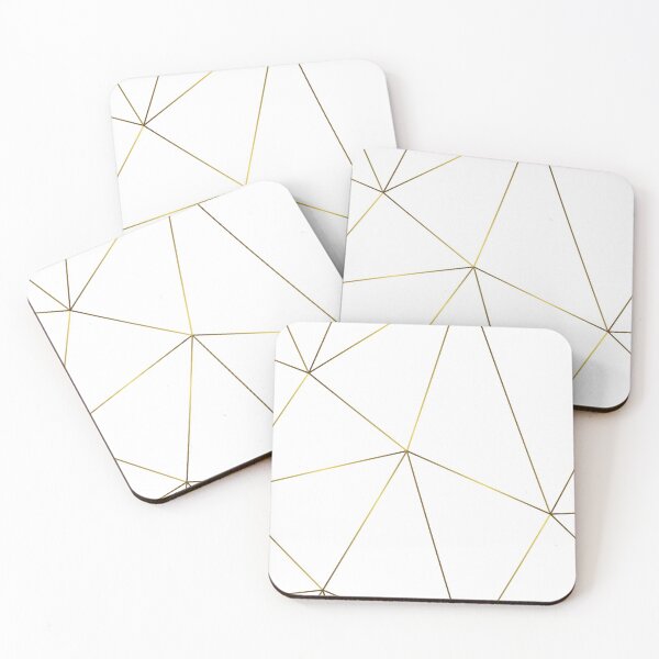 Item preview, Geometric Gold Lines Pattern Gift For Home Decor Lovers designed and sold by Harmonystore.