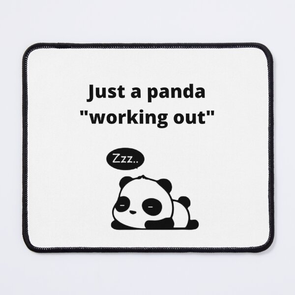 Item preview, Just a panda "working out" designed and sold by July-Design.