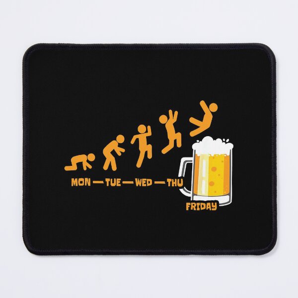 Item preview, Weekend Love Beer Evolution Weekend Party Gold Beer Forecast Segunda Terca Qinta Sexta Jump Art Design Happy Apparel Essential Inspiration Joy Mood Beer Squad designed and sold by DesignByHeartUK.