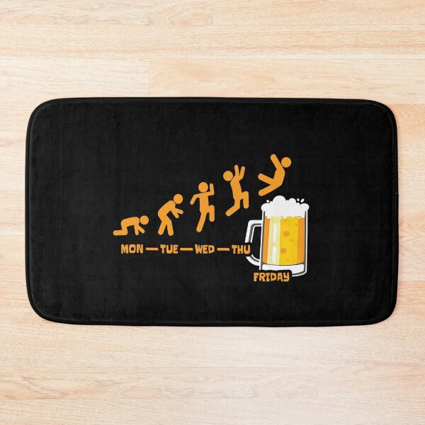 Item preview, Weekend Love Beer Evolution Weekend Party Gold Beer Forecast Segunda Terca Qinta Sexta Jump Art Design Happy Apparel Essential Inspiration Joy Mood  Beer Squad designed and sold by DesignByHeartUK.