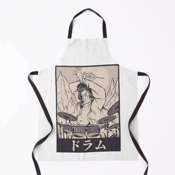 Item preview, Japanese Samurai Playing Drums designed and sold by Hoiho Adventure Shirts.