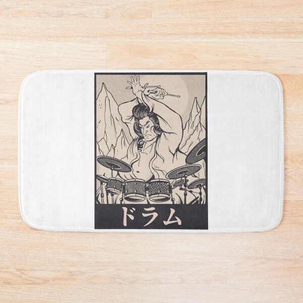Item preview, Japanese Samurai Playing Drums designed and sold by Hoiho Adventure Shirts.