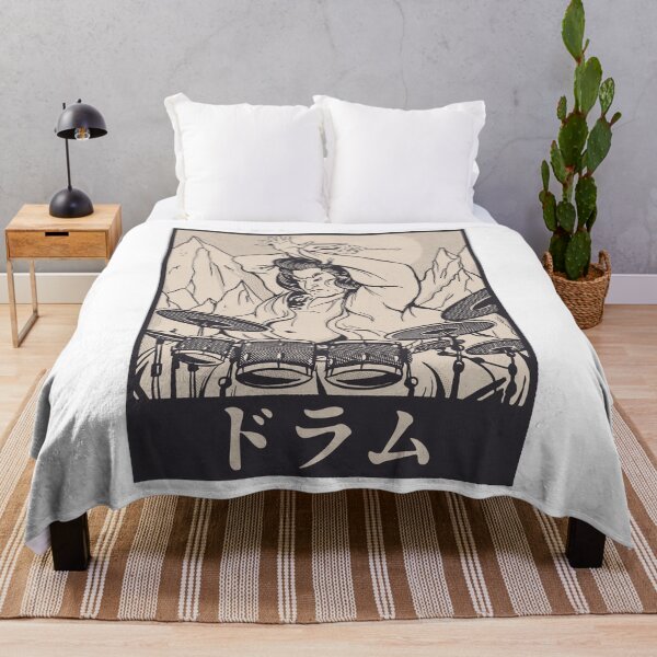 Item preview, Japanese Samurai Playing Drums designed and sold by Hoiho Adventure Shirts.