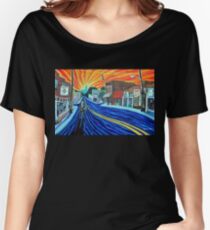 'SUNRISE SONG FOR NoDa IN THE 90s' Women's Relaxed Fit T-Shirt