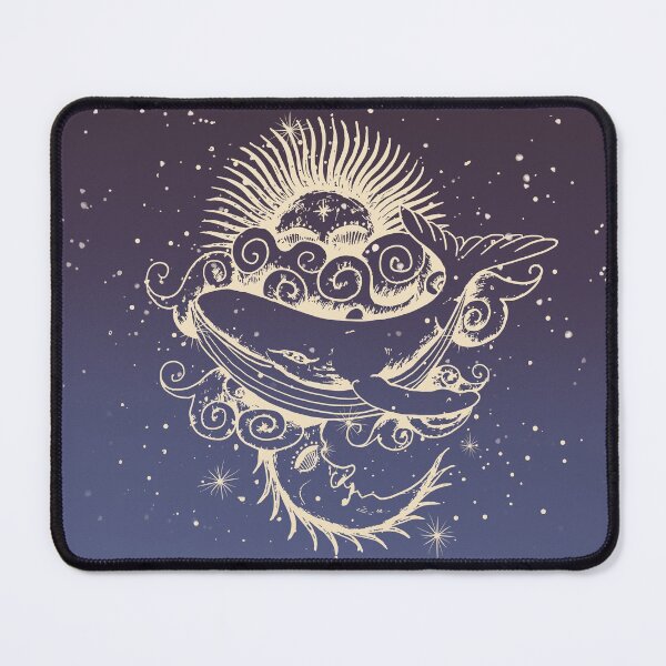 Item preview, Celestial Whale with Sun, Moon, and Stars designed and sold by Weklipse.