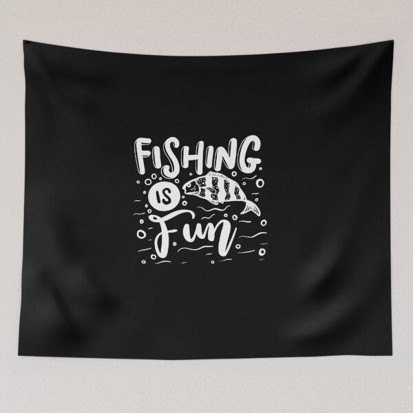 Item preview, Fishing Lettering Quotes - Fishing Is Fun - fishing saying - fishing nursery designed and sold by Lastazizi.