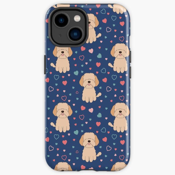 LOVE Apricot Cream Maltipoo Moodle Dog iPhone Tough Case