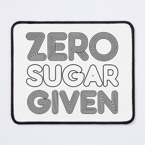 Item preview, Funny Zero Sugar Given 80s Retro Typographic Design For People Who Dont Care To Be A Sweet Person designed and sold by NightGleam.