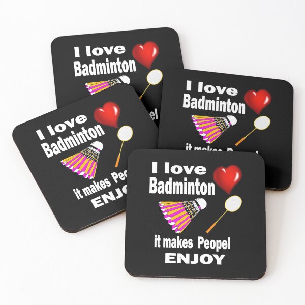 Item preview,  I love badminton It makes people enjoy | Perfect Gift|Badminton gift designed and sold by janusisu.