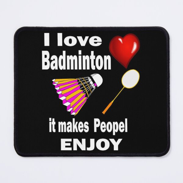 Item preview, I love badminton It makes people enjoy | Perfect Gift|Badminton gift designed and sold by janusisu.