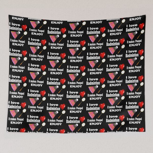 Item preview,  I love badminton It makes people enjoy | Perfect Gift|Badminton gift designed and sold by janusisu.