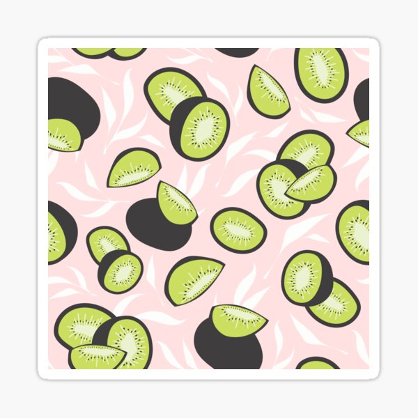 Pink Kiwi Sticker