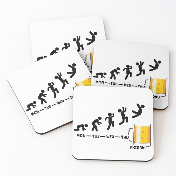 Item preview, Weekend Love Beer Evolution Weekend Party Gold Beer Forecast Segunda Terca Qinta Sexta Jump Art Design Happy Apparel Essential Inspiration Joy Mood  Beer Squad designed and sold by DesignByHeartUK.