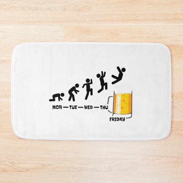 Item preview, Weekend Love Beer Evolution Weekend Party Gold Beer Forecast Segunda Terca Qinta Sexta Jump Art Design Happy Apparel Essential Inspiration Joy Mood  Beer Squad designed and sold by DesignByHeartUK.