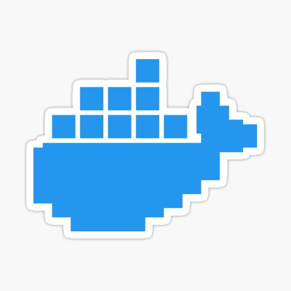 8-bit Docker Sticker