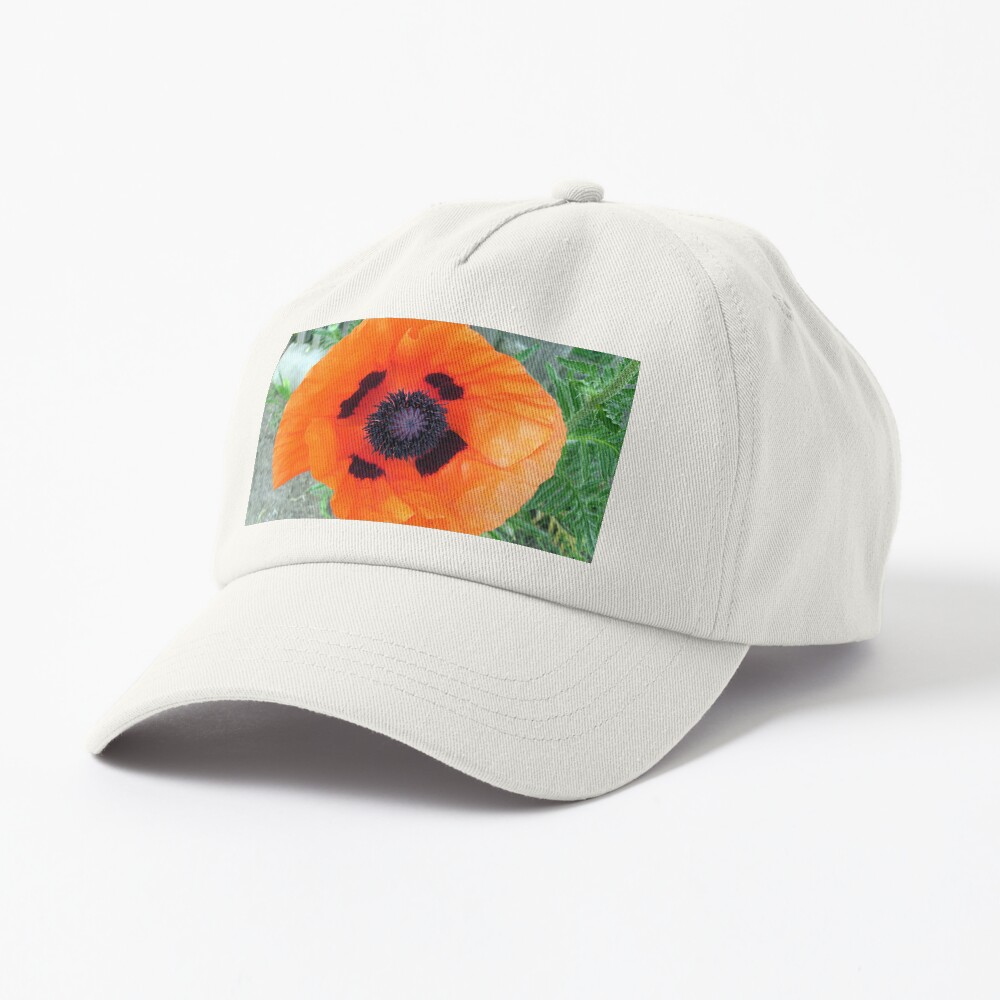 Große Mohn-Blüte Cap