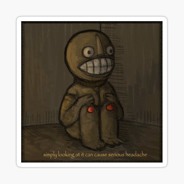 Headache statue Sticker