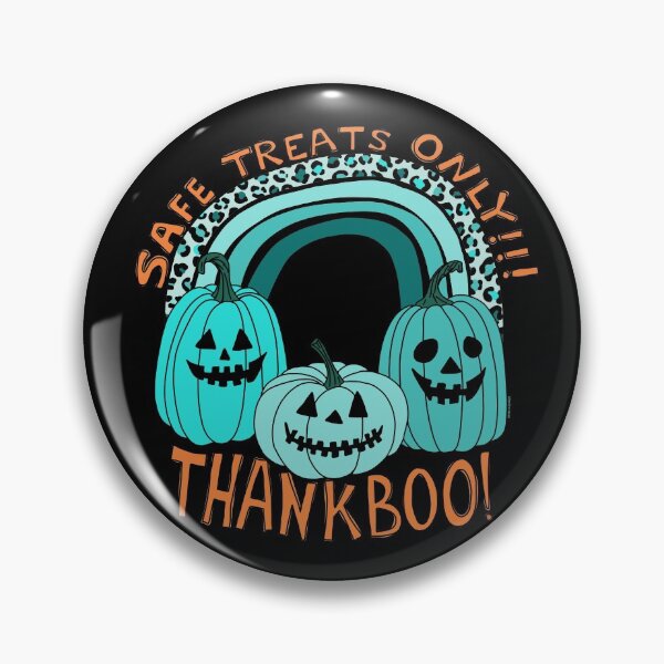 Item preview, Only safe treats teal Halloween, Halloween collection  designed and sold by Lillieoandco.