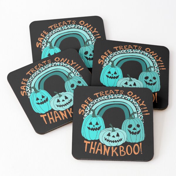 Item preview, Only safe treats teal Halloween, Halloween collection  designed and sold by Lillieoandco.