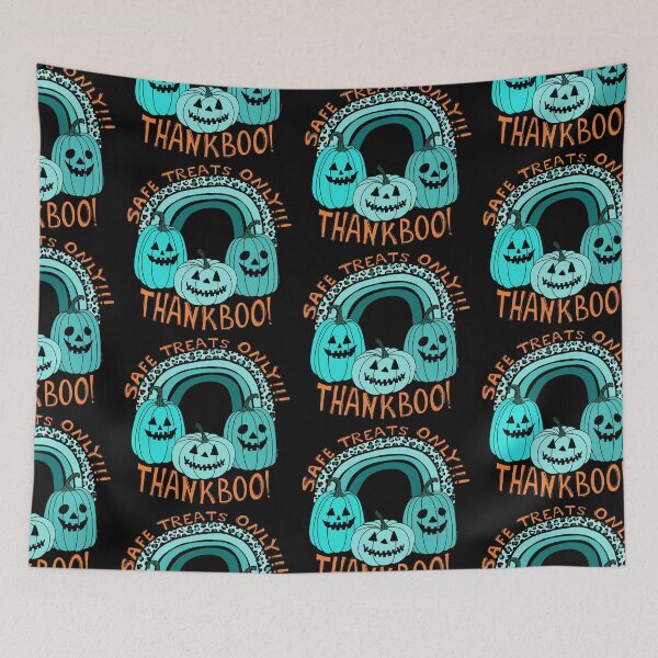 Item preview, Only safe treats teal Halloween, Halloween collection  designed and sold by Lillieoandco.