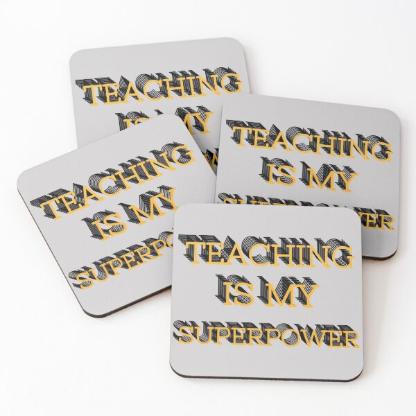 Item preview, Teaching Is My Superpower - Teacher designed and sold by SheetalMourya.