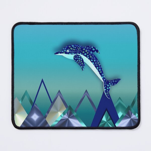 Item preview, MOSAIC DOLPHIN ON WAVES. designed and sold by sana90.