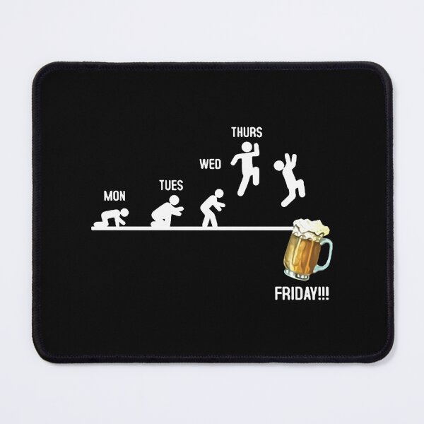 Item preview, Weekend Love Beer Evolution Weekend Party Gold Beer Forecast Segunda Terca Qinta Sexta Jump Art Design Happy Apparel Essential Inspiration Joy Mood Beer Squad designed and sold by DesignByHeartUK.