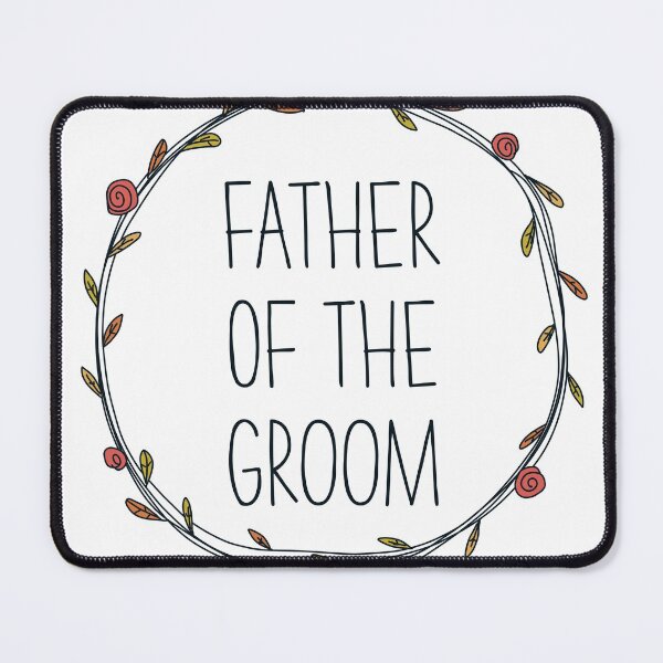 Item preview, Father of the Groom with autumn leaves for fall wedding designed and sold by JokeGysen.