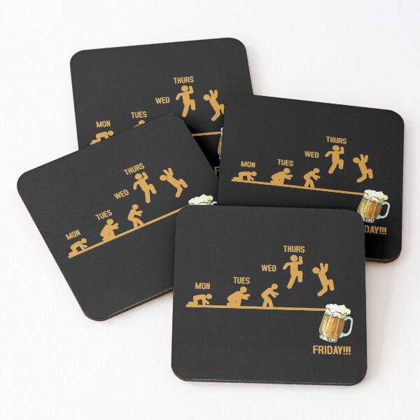 Item preview, Weekend Love Beer Evolution Weekend Party Gold Beer Forecast Segunda Terca Qinta Sexta Jump Art Design Happy Apparel Essential Inspiration Joy Mood  Beer Squad designed and sold by DesignByHeartUK.