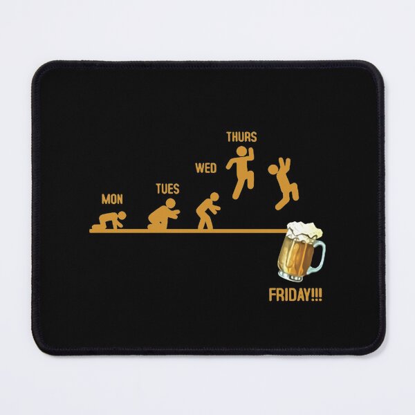 Item preview, Weekend Love Beer Evolution Weekend Party Gold Beer Forecast Segunda Terca Qinta Sexta Jump Art Design Happy Apparel Essential Inspiration Joy Mood Beer Squad designed and sold by DesignByHeartUK.