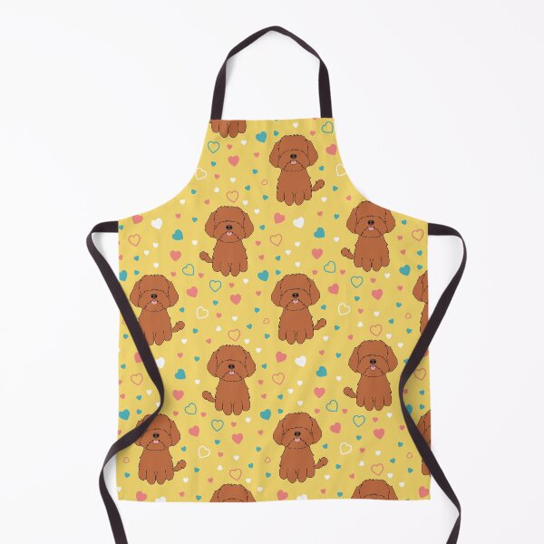 Item preview, LOVE Red Ruby Maltipoo Moodle Dog designed and sold by Lulupainting.