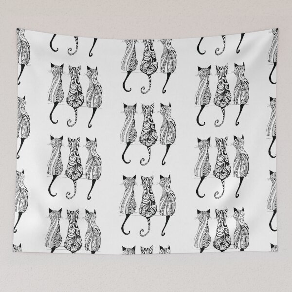 Artikelvorschau, Love Cat Geometric universe Best Cat Walk Love Cat Animal lover Art Design Happy Apparel Essential Inspiration Joy Mood Funny Cat entworfen und verkauft von DesignByHeartUK.
