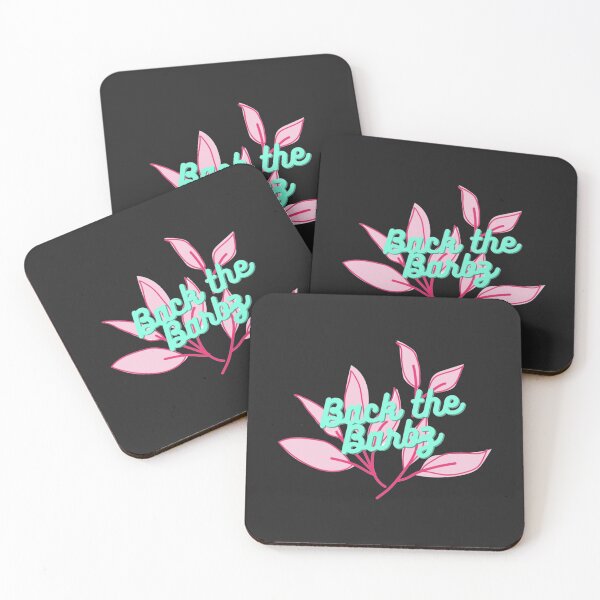 Item preview, Back the Barbz flower pink and blue  designed and sold by jackatees.