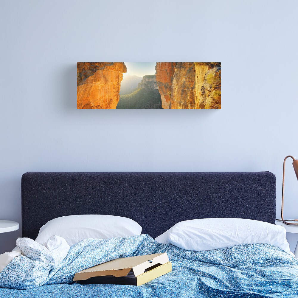 Between Cliffs, Blue Mountains, New South Wales, Australia Canvas Print