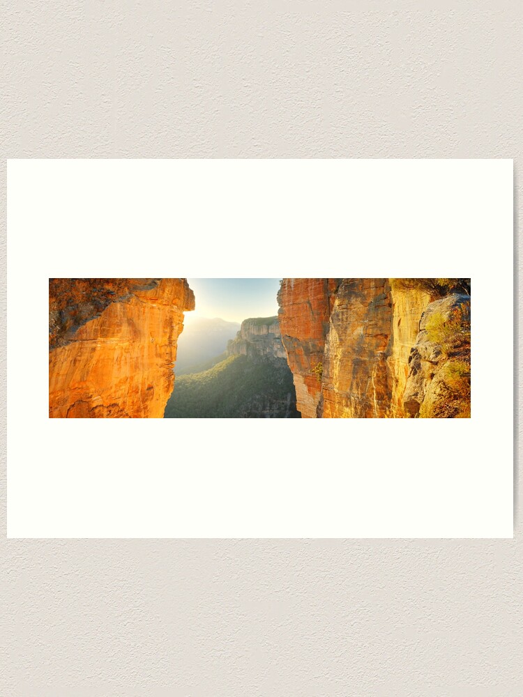 Alternate view of Between Cliffs, Blue Mountains, New South Wales, Australia Art Print