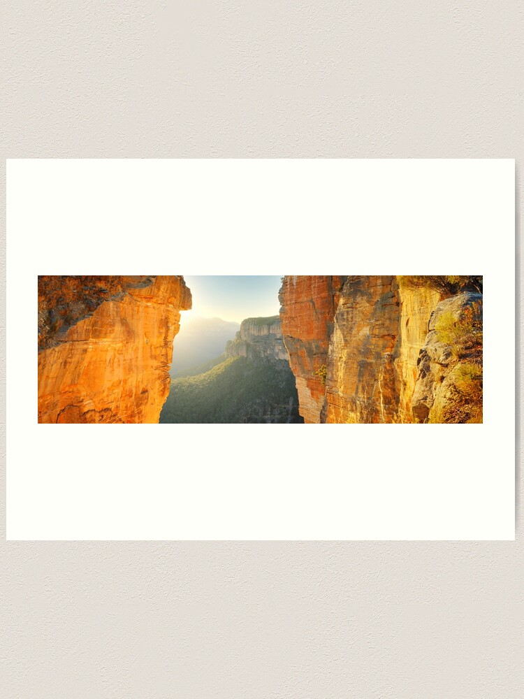Alternate view of Between Cliffs, Blue Mountains, New South Wales, Australia Art Print