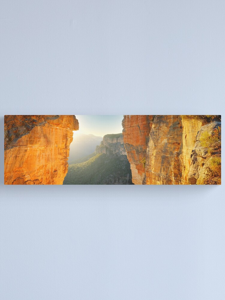 Alternate view of Between Cliffs, Blue Mountains, New South Wales, Australia Canvas Print