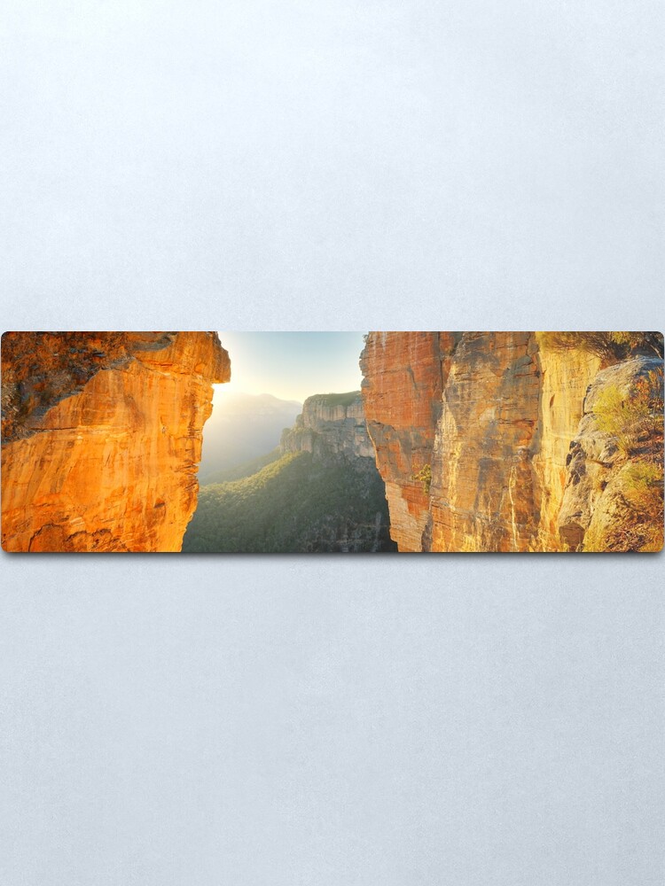 Alternate view of Between Cliffs, Blue Mountains, New South Wales, Australia Metal Print