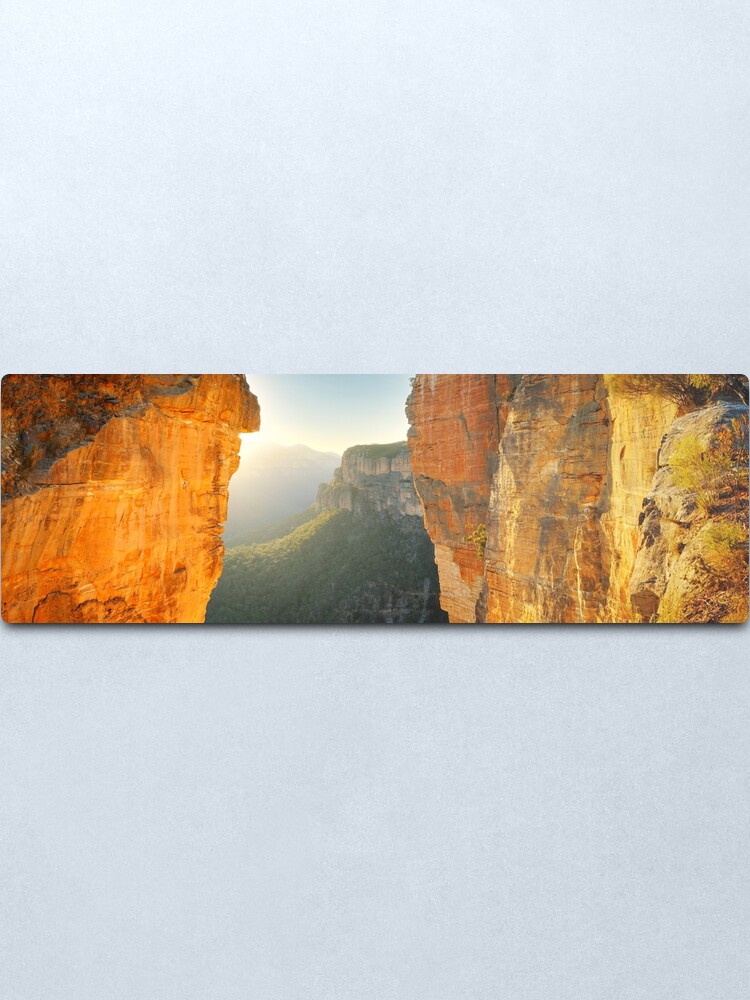 Alternate view of Between Cliffs, Blue Mountains, New South Wales, Australia Metal Print