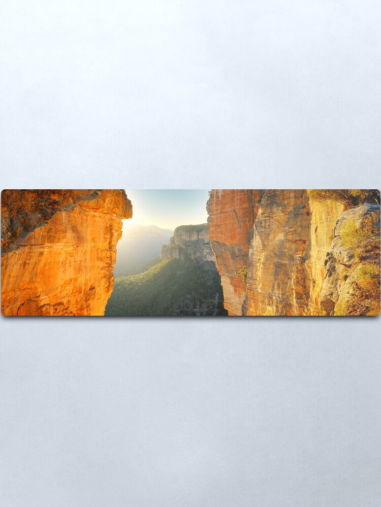 Alternate view of Between Cliffs, Blue Mountains, New South Wales, Australia Metal Print