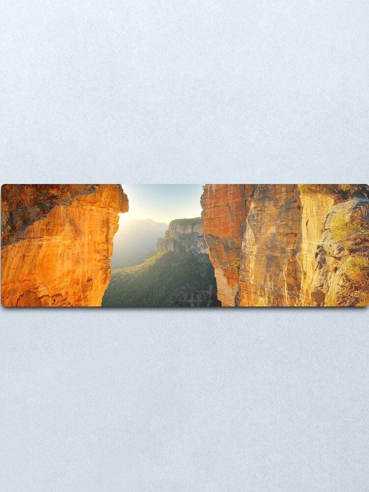 Alternate view of Between Cliffs, Blue Mountains, New South Wales, Australia Metal Print