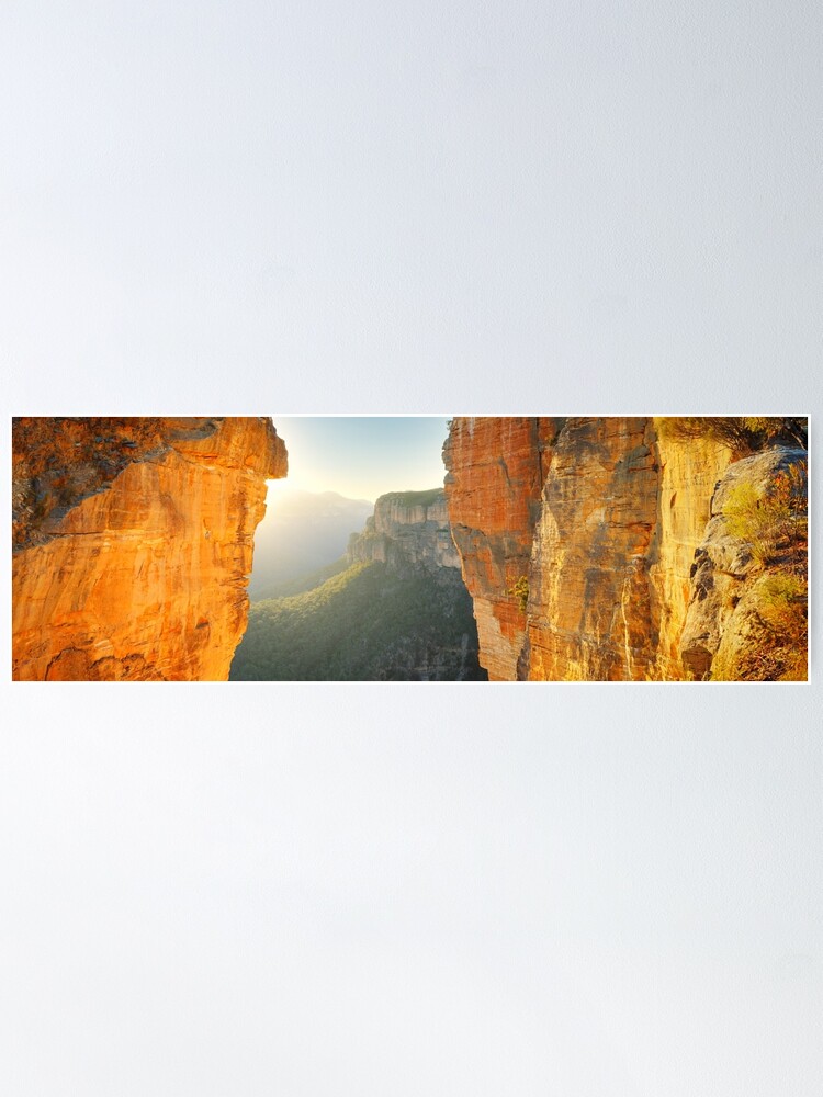 Alternate view of Between Cliffs, Blue Mountains, New South Wales, Australia Poster