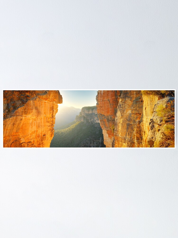 Alternate view of Between Cliffs, Blue Mountains, New South Wales, Australia Poster