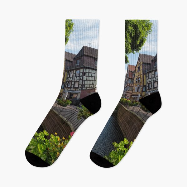 Item preview, Water Canal in Old Town of Colmar designed and sold by Yair Karelic.