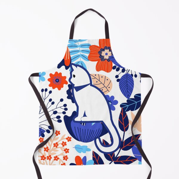 Item preview, Kawaii Adorable Cat with Beautiful Flower Pattern, Popoki 1005 designed and sold by VinBasis.