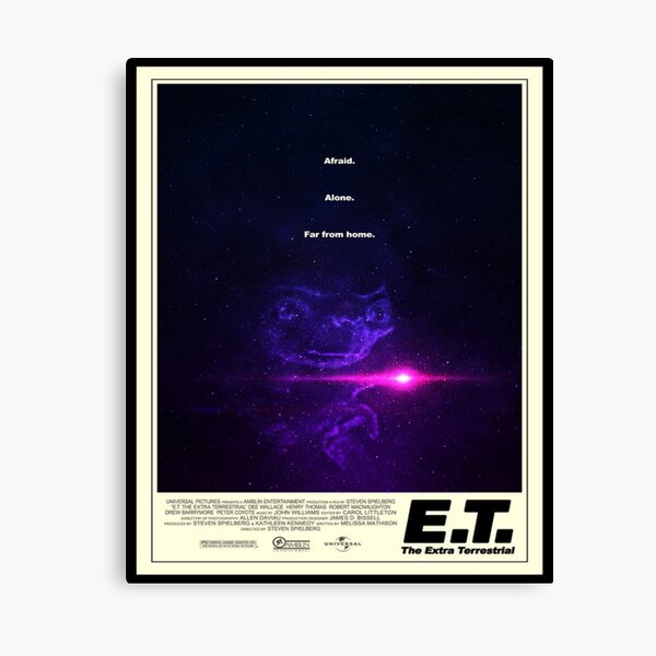 E.T. The Extra Terrestrial (1982) Movie Canvas Print