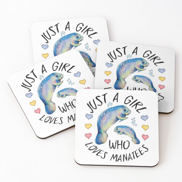 Item preview, Just A Girl Who Loves Manatees,Manatee Fan designed and sold by MoSaid.