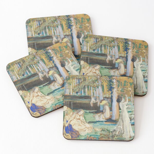 Item preview, The Sacred Wood (Le Bois Sacré) (1900) painting by Maurice Denis designed and sold by Designedbysm.
