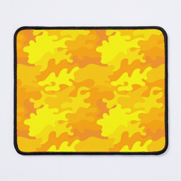 Item preview, yellow orange camouflage army print designed and sold by Camo0godfather.